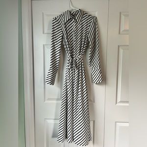 Striped Business Casual Maxi Dress